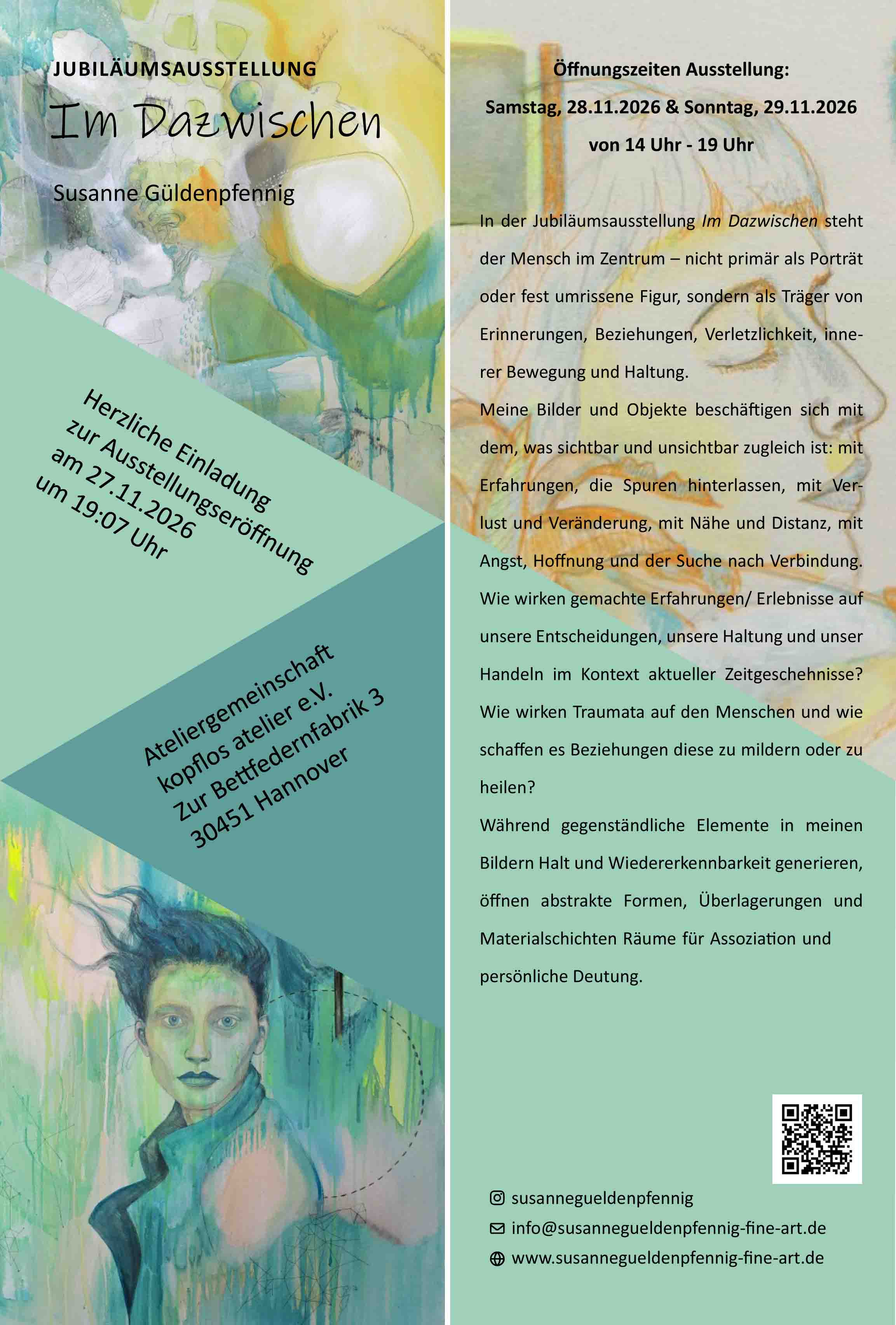 Susanne Güldenpfennig - Ausstellungsflyer